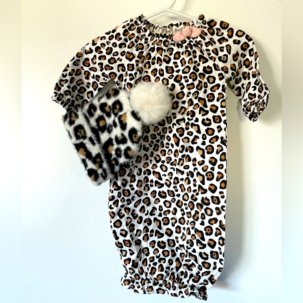 Leopard Print Infant Set (size 0-3 mon) - NWT